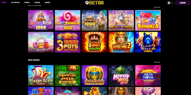 Bet88 có nhiều sản phẩm các cược online